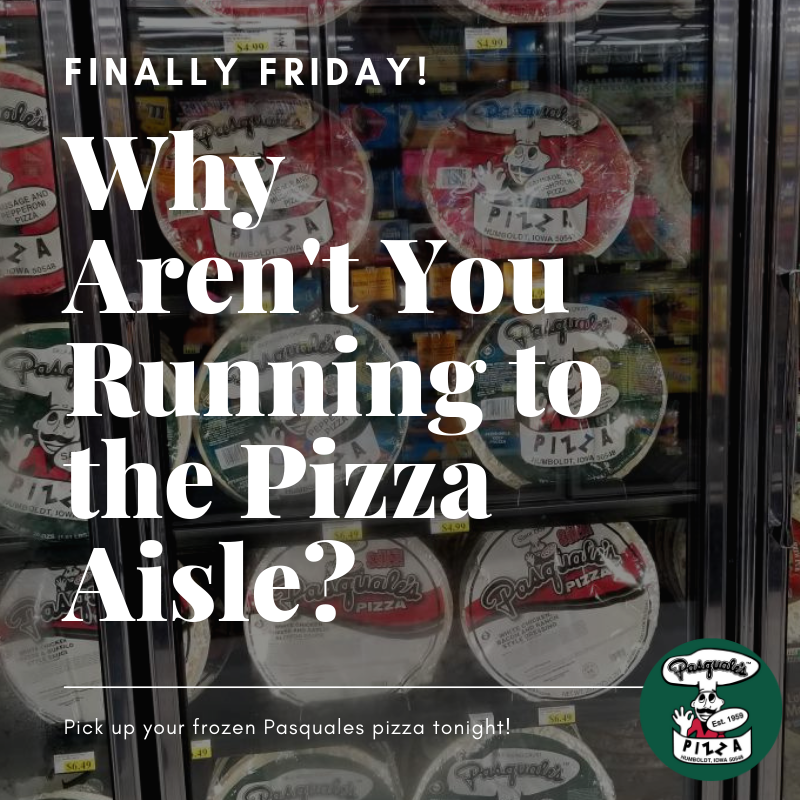 It's FINALLY friday!! Pumped for the weekend.

You know what this means?? #Pizza and binging Netflix.

Why aren't you running to join us!? 🧐