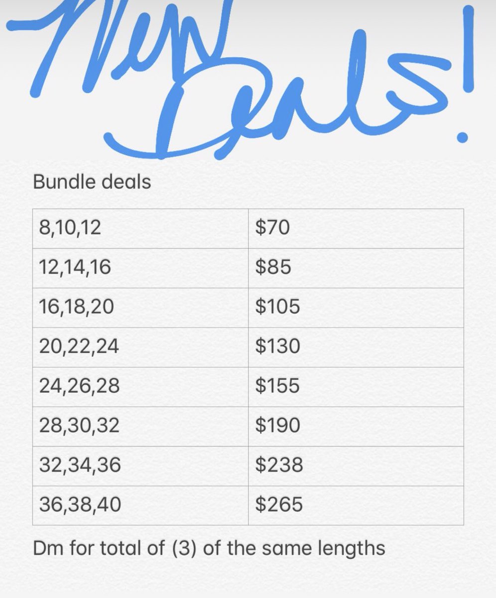 lakeeraa's tweet photo. NEW LENGTHS, NEW DEALS!!
SALE ENDS JANUARY 2ND!!
40 inches! NOW AVAILABLE! WORLDWIDE SHIPPING IS AVAILABLE! @SassiebutC @SassiebutC 
#retweet https://t.co/RX92c5VoyH