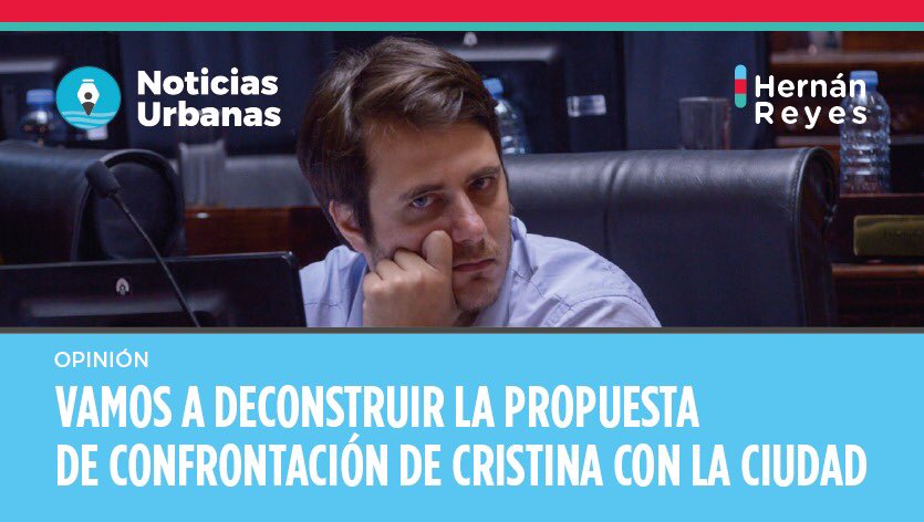 Nos propusieron la fractura ideológica,la fractura social y ahora una fractura de identidad territorial. 
<a href="/CFKArgentina/">Cristina Kirchner</a> nos invita a un ring al cual no nos vamos a subir porque defendemos los intereses de la Ciudad y apostamos al diálogo y la cooperación noticiasurbanas.com.ar/noticias/herna…