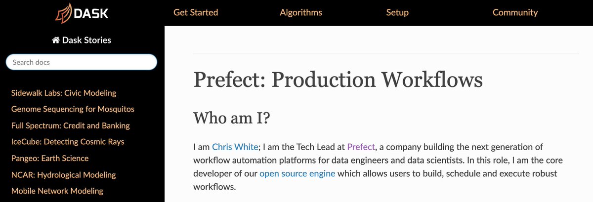 Prefect: Production Workflows
Who am I?
I am Chris White; I am the Tech Lead at Prefect, a company building the next generation of workflow automation platforms for data engineers and data scientists