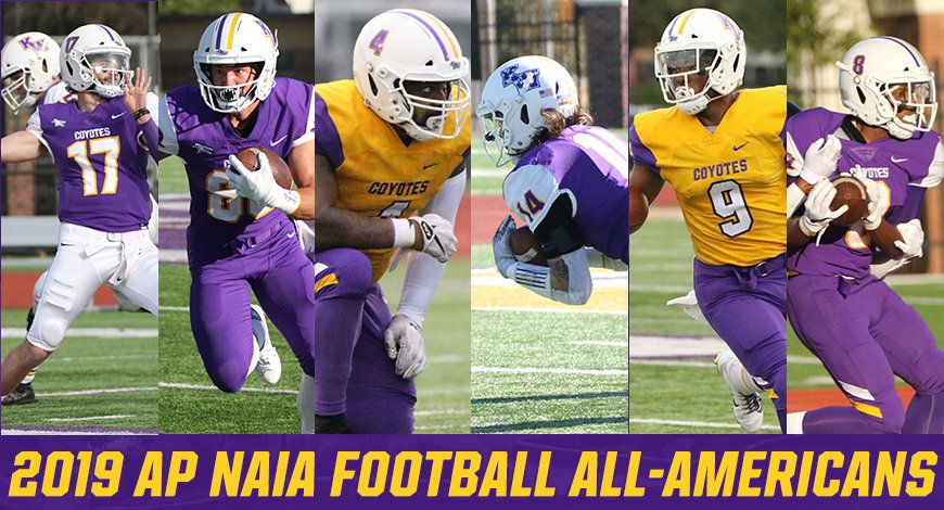 kwucoyotes's tweet photo. FB | Football lands six on Associated Press NAIA All-America teams - https://t.co/LCN8T8vrR6 https://t.co/rLDpO0QDfd