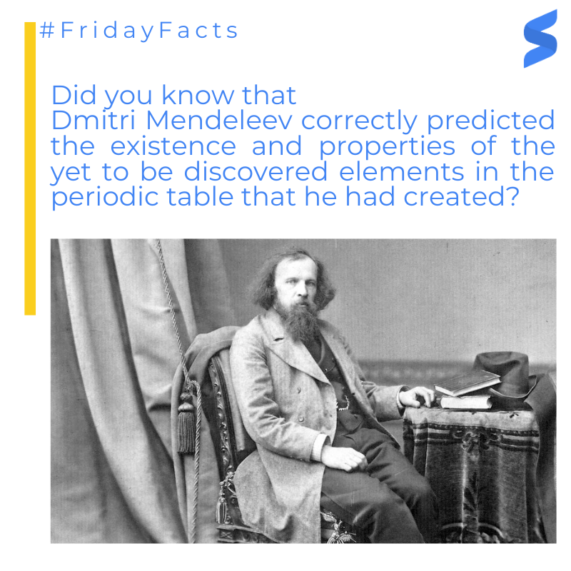 scholarmi's tweet photo. 2 years ago, #onthisday, 2019 was chosen to be the International Year of the Periodic Table #IYPT2019 to mark the 150th anniversary of its creation. 

#DidYouKnow #fridayfacts #periodictable #chemistry #FridayVibes #Trivia https://t.co/sF7WVOSmQN