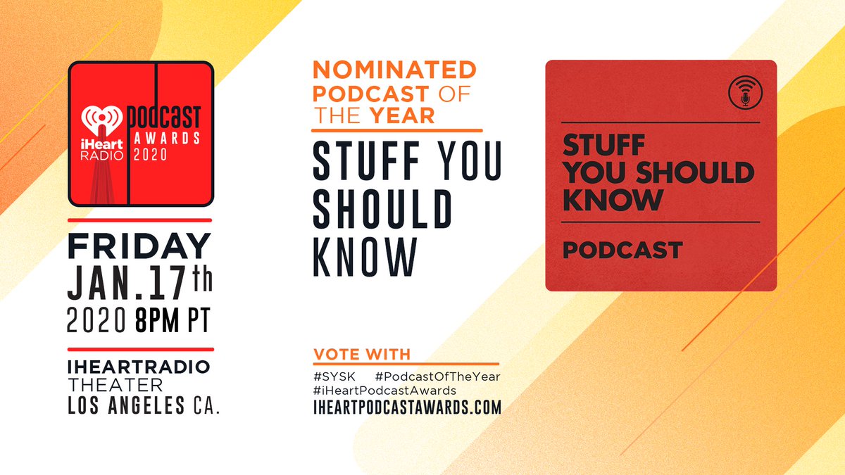 From augmented reality to how NYC tap water tastes so good, @SYSKPodcast explains everything you ever wanted to know! 🤓 RT to vote for #SYSK for #PodcastOfTheYear at the 2020 #iHeartPodcastAwards 🏆