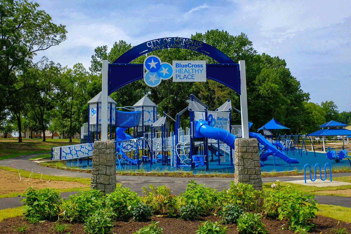 PlayCoreNews's tweet photo. BlueCross Healthy Place at David Carnes Park in Memphis, TN is an amazing place for families of all ages and abilities to be active and healthy. #FeatureFriday #PlayCoreNDS #NDSFitness #NDSPlayOn #NDSInclusion https://t.co/lDW7K6TmNR