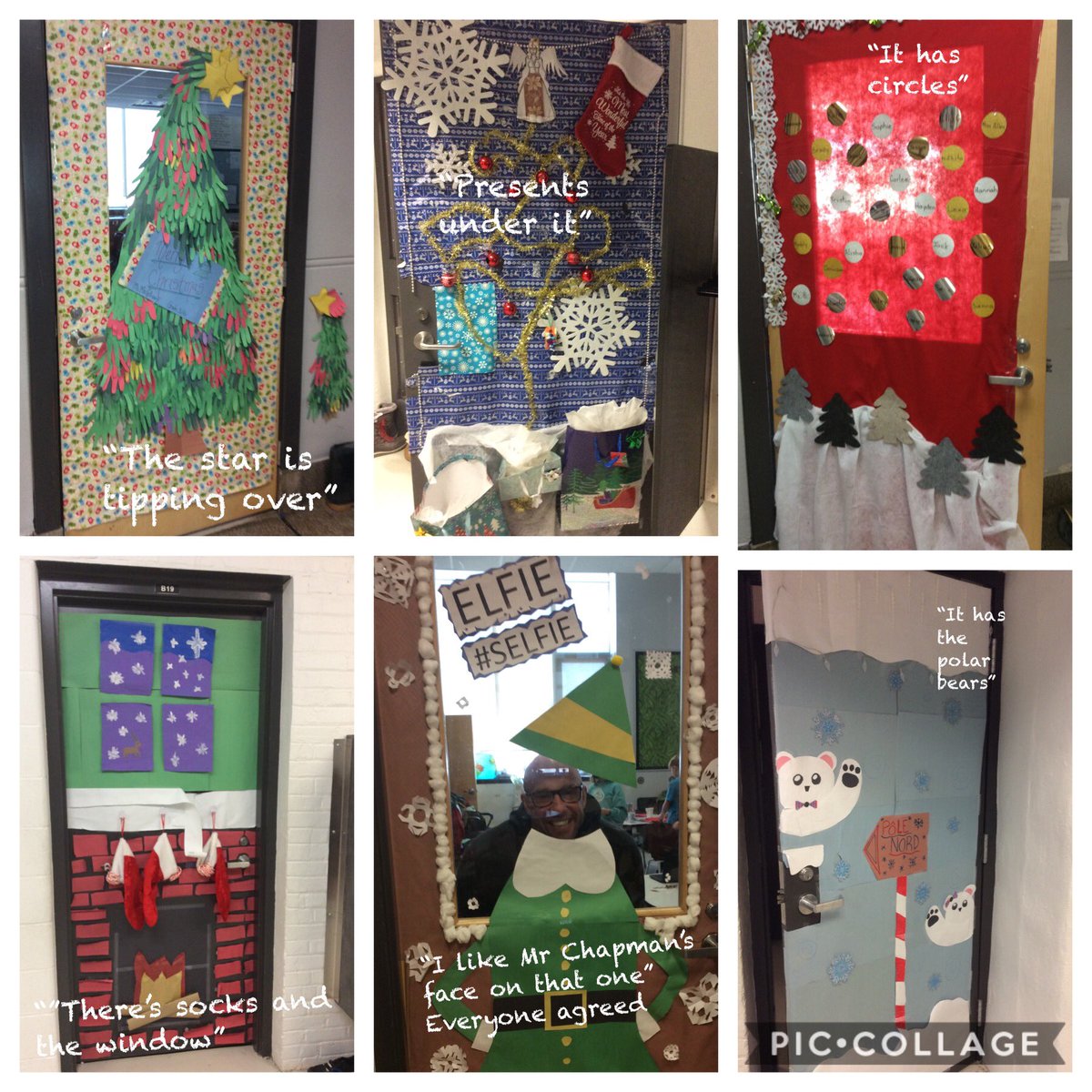 MackenzieFive's tweet photo. Yesterday we went on a “field trip” in the school to look at all the decorated doors. We talked about what we liked about each one @alcdsb_mich https://t.co/0PBV3gNvyQ