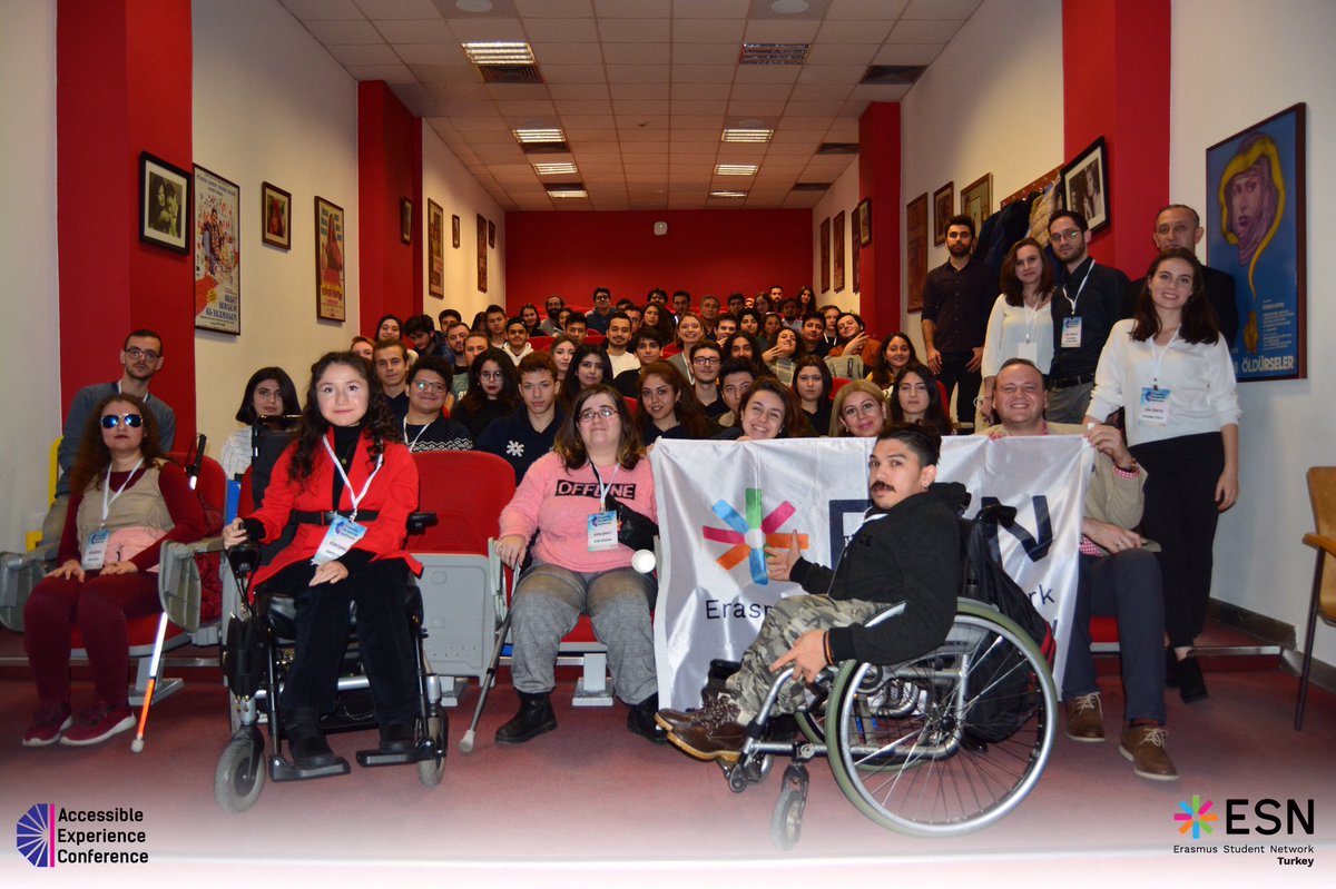 ESN_Bahcesehir's tweet photo. We hosted the III. Accessible Experiences Conference in our university. It was a really fascinating day! Thanks for your participation and experiences! 🙌
#ESNbahcesehir #ESNturkey #AccessibleExperinceConference #ErişilebilirDeneyimlerKonferansı #SocialInclusion #ExchangeAbility https://t.co/ZOILpqlMwL