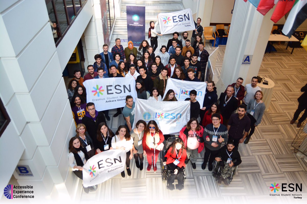 ESN_Bahcesehir's tweet photo. We hosted the III. Accessible Experiences Conference in our university. It was a really fascinating day! Thanks for your participation and experiences! 🙌
#ESNbahcesehir #ESNturkey #AccessibleExperinceConference #ErişilebilirDeneyimlerKonferansı #SocialInclusion #ExchangeAbility https://t.co/ZOILpqlMwL