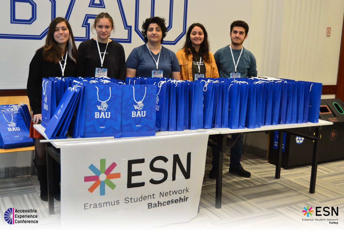 ESN_Bahcesehir's tweet photo. We hosted the III. Accessible Experiences Conference in our university. It was a really fascinating day! Thanks for your participation and experiences! 🙌
#ESNbahcesehir #ESNturkey #AccessibleExperinceConference #ErişilebilirDeneyimlerKonferansı #SocialInclusion #ExchangeAbility https://t.co/ZOILpqlMwL
