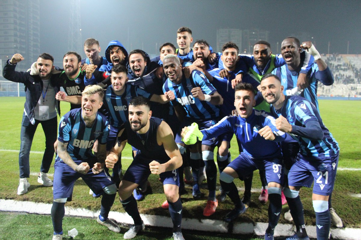 Maç sonrası galibiyet fotoğrafı⚡💪
#adanademirspor