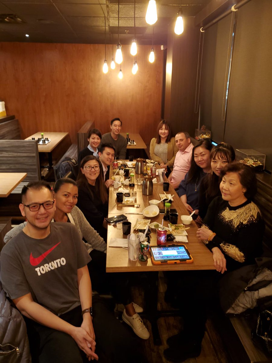 KenricktongT's tweet photo. Happy Holidays to a wonderful team!
Cheers to a great fiscal year!! @RachaelWong_TD #MightyMarkham https://t.co/YpKZkcSUfr