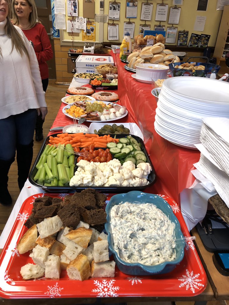 Spreading some holiday cheer <a href="/westdale/">John L Reynolds</a>! A great day to connect and nosh.