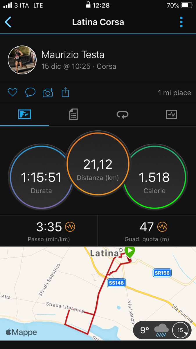 Maurizi0Testa's tweet photo. Mezza Maratona Di Latina 2019

1^ Place. https://t.co/JIwlMFSCUT