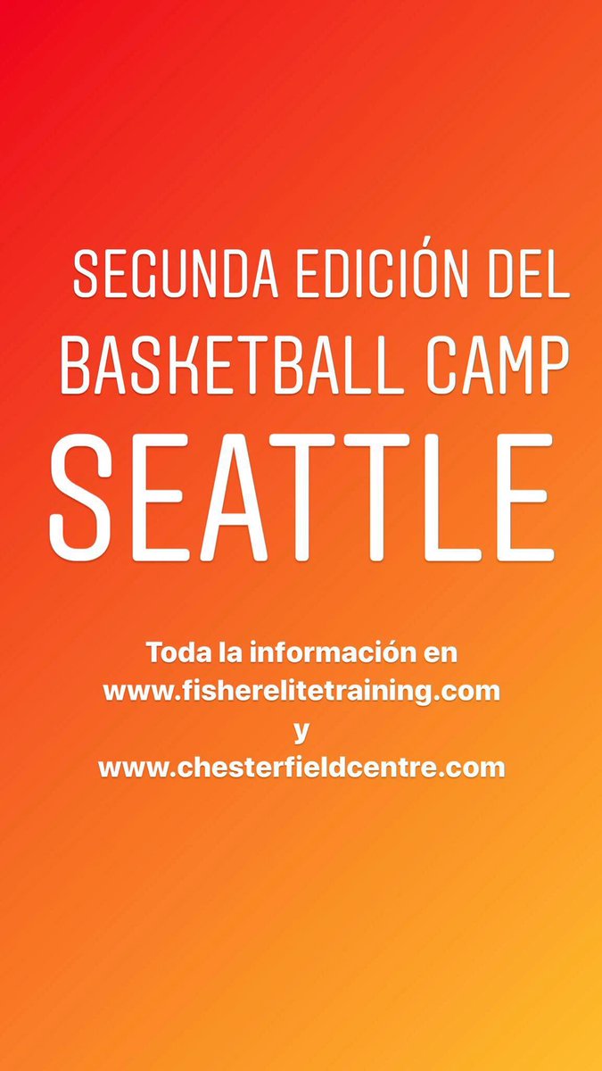 ChorenJavi's tweet photo. Yo no me lo pierdo este verano! Campus del siglo XXI ‼️
🏀✈️🗺

#Seattle #joshfisher4 #chesterfieldcentre #verano #basketball #ncaa #fisherelitetraining #EEUU 
@ChesterfieldCen https://t.co/7N7PUioHPz