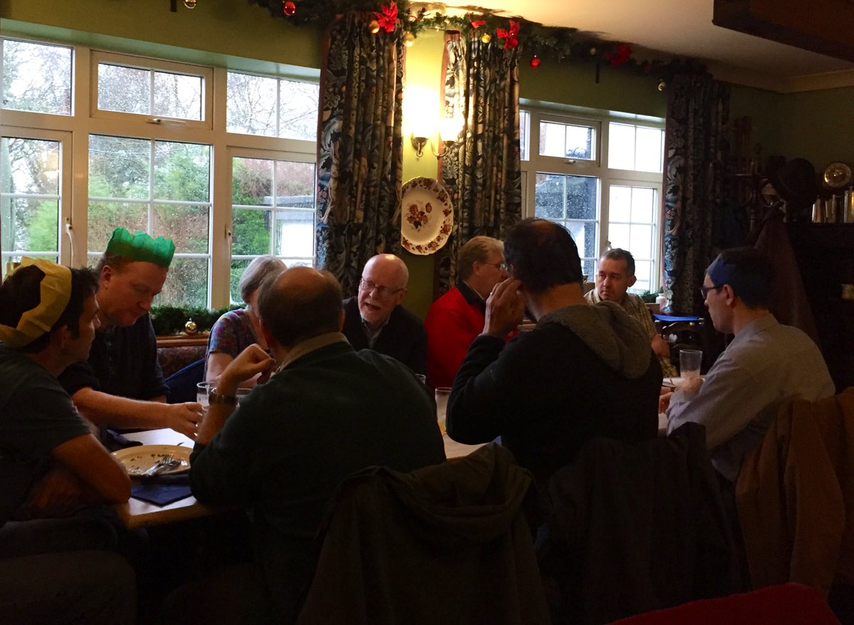 Lovely food and good company at our Christmas Lunch <a href="/TheChaseInn/">The Chase Inn</a> today. #coworking #business