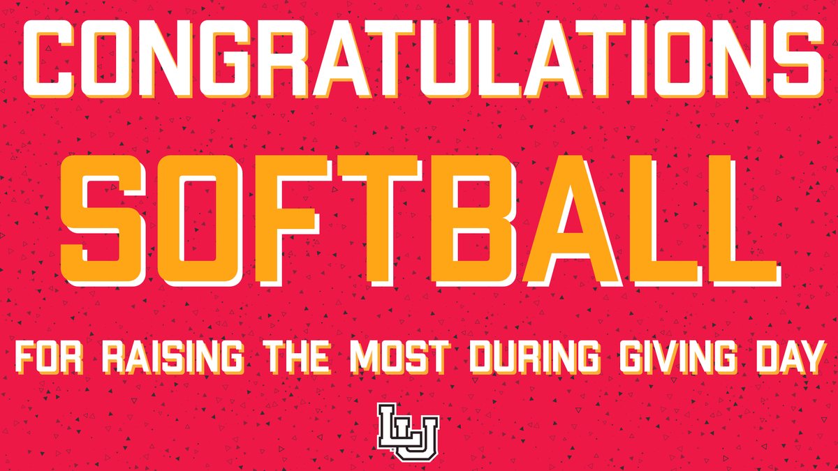 CardsAthFund's tweet photo. All donations are in and accounted for. Congrats Lamar University Softball for winning both categories during #LUGivingDay19! 🎉
#CardinalClub #WeAreLU https://t.co/8H9WdHni9R