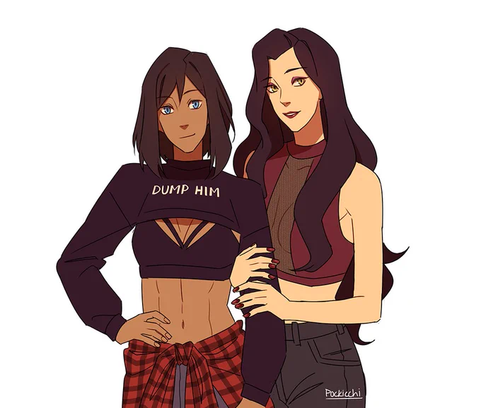 2018 vs 2019 korrasami ? i can honestly say that im p proud of this glo up ... 