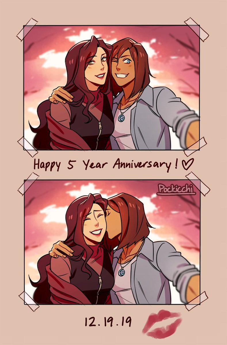 2018 vs 2019 korrasami ? i can honestly say that im p proud of this glo up ... 