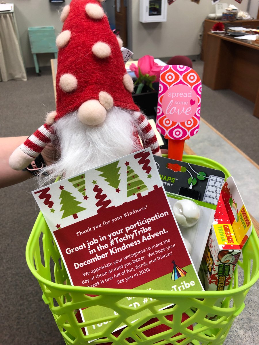 TechECISD's tweet photo. Happy Friday & Semester End #teamECISD! We wanted to share one last bit of kindness by celebrating three #edurockstars that spread the love this December through our December Advent challenge. Great job ladies, we appreciate you! #TechyTribe #bekind #edchat #DecemberAdvent https://t.co/t85teDrRkm