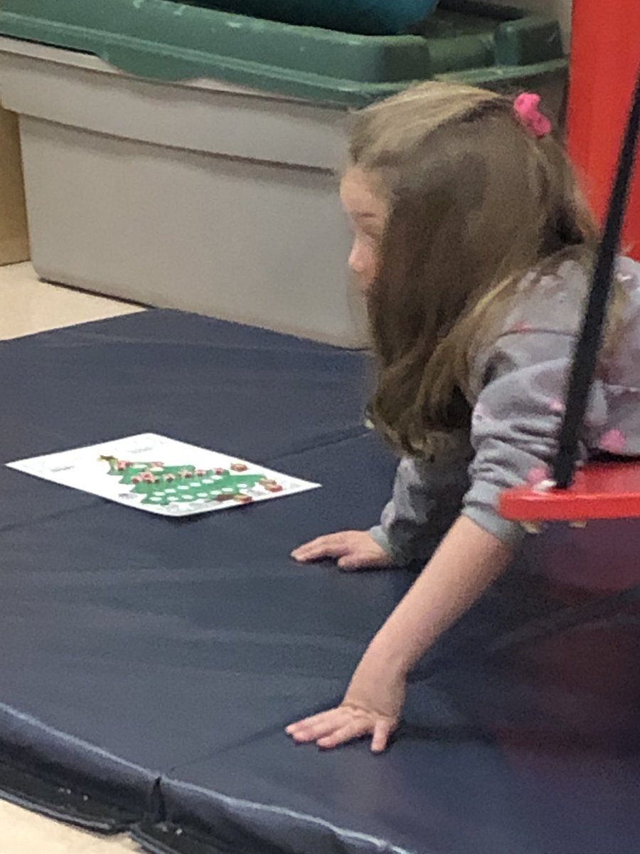OTbethy's tweet photo. Christmas fine motor fun this week https://t.co/5rpGjuaJ6f