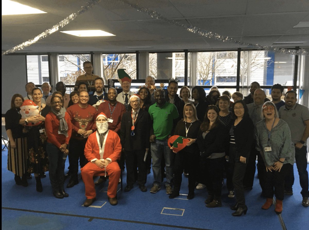 mikecavaye's tweet photo. Great moment with the @SABPDigital team #ItTakesAVillage #GreatTeam #BeTheChange #Christmas #OurPeopleBeforeTechnology #WhoIsSanta @sabpNHS https://t.co/bWfNh8OkFT