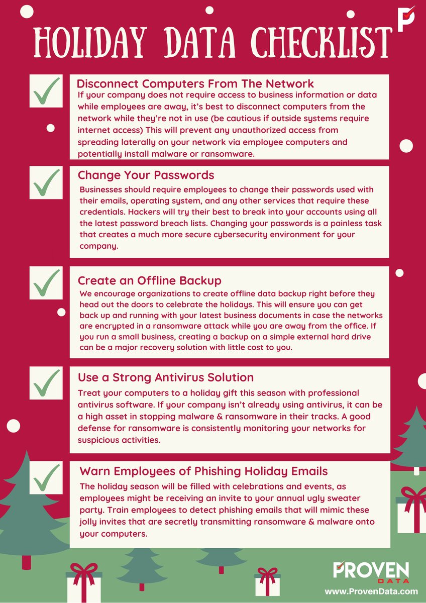 Proven_Data's tweet photo. The official #ProvenData Holiday Data Checklist 📝 https://t.co/iDvDPsTS8z