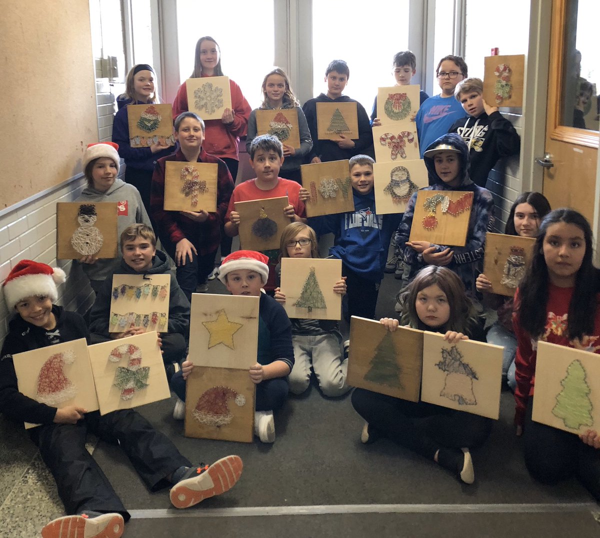 JVandenberghe1's tweet photo. So proud of the art these 6/7’s made for Christmas presents. They all turned out so different and so beautiful! @BrookeCentral @tyblakesmom #MerryChrismas #homemadegifts https://t.co/bXjWoWIvvT