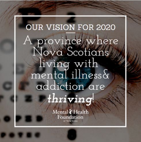 MentalHealthNS's tweet photo. Heading into 2020 with a strong vision for Nova Scotians living with mental illness and addiction, and their loved ones. You can join us in our efforts to #changethewaypeoplethink by becoming a monthly donor today! https://t.co/Teu0uSnFGP