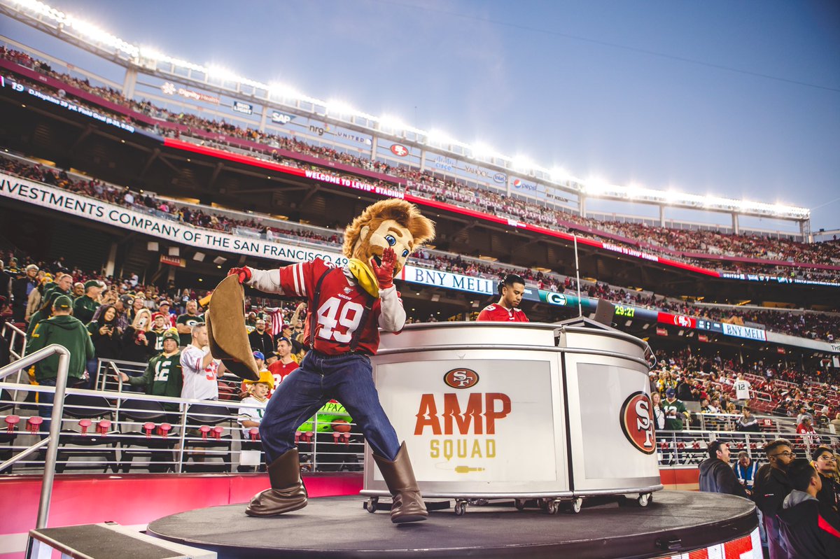 back on the field tomorrow for the pregame set. niner faithful, lets get loud and take home the win