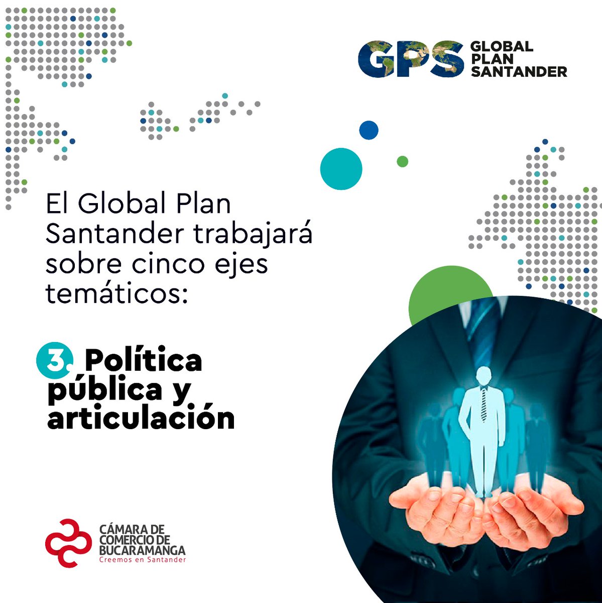 CCBucaramanga's tweet photo. El Global Plan Santander (GPS) tiene una meta concreta: aumentar el valor de las exportaciones de la región a 1.440 millones de dólares al 2030, a partir de unos ejes temáticos estratégicos y transversales. Conózcalos https://t.co/BZtbwwxTXp
#Internacionalización #MadeInSantander https://t.co/Y1kosaRl81