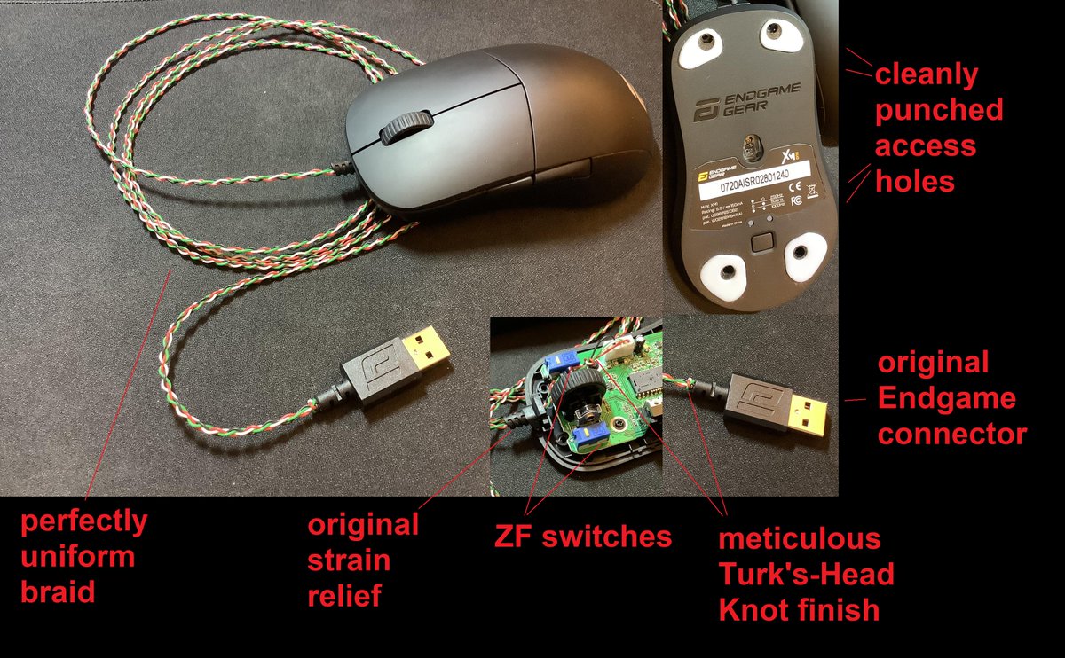 endgamegear's tweet photo. ZF switches and a stock cable conversion to Bare Braided Wires secure the 5th place for Sayafan in our Endgame Gear Modding Contest!
➡️All pictures and ratings: https://t.co/FW8YRJS7El
#EGG #endgamegear #BeTheXMOne https://t.co/CyEZOSGIxB