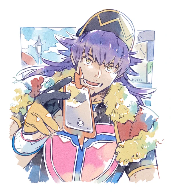 隠し撮りしようと思ったらバレて一緒に撮ろうと言ってくれるダンデ👑※隠し撮りはいけません 