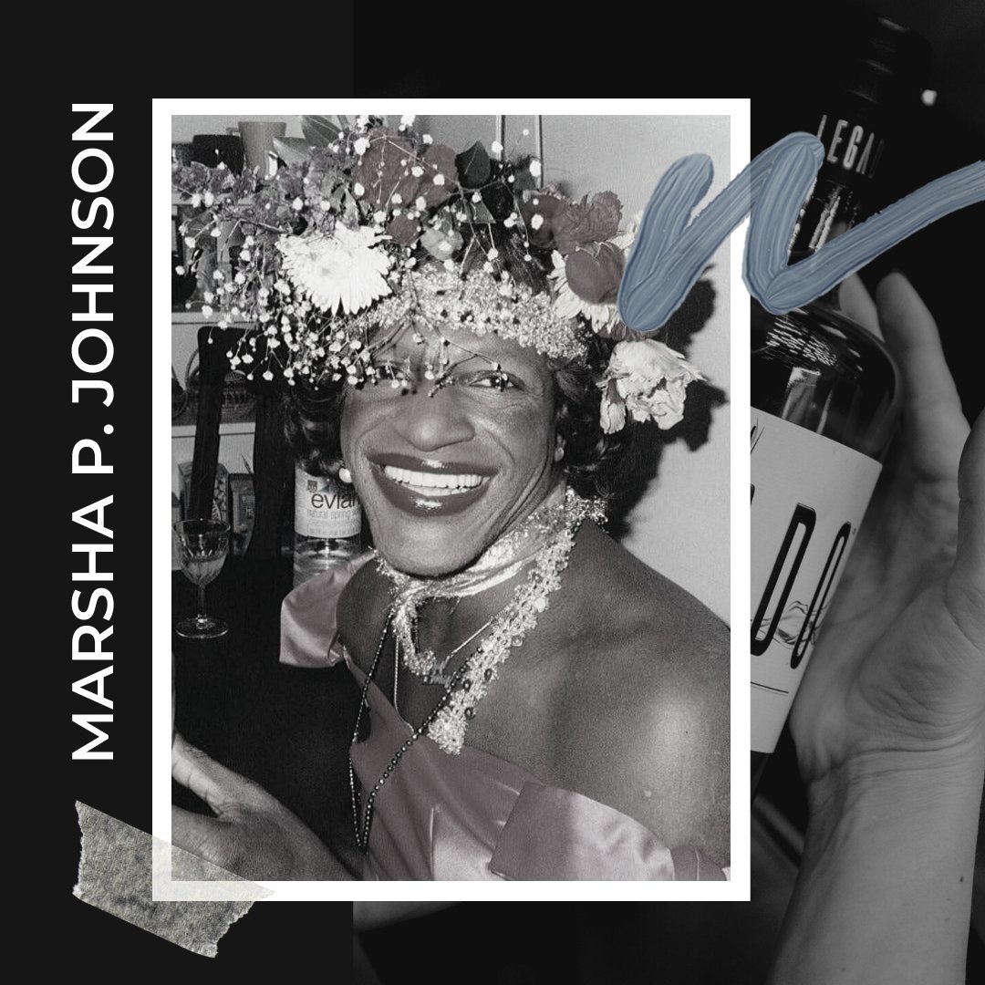 "I was no one, nobody, from Nowheresville until I became a drag queen...that's what made me in the world." -Marsha P. Johnson

Johnson was credited with throwing the first brick at the 1969 Stonewall Riots. Her warm spirit helped ignite the national LGBTQIA+ movement.