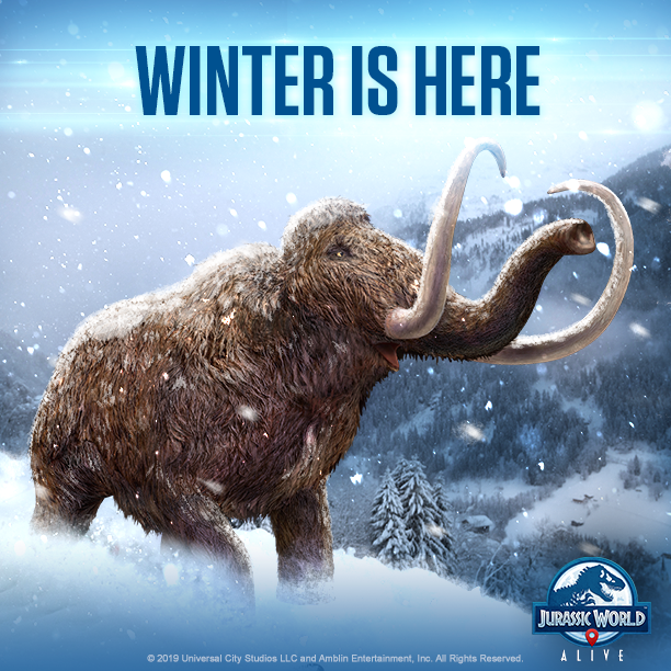 The Woolly Mammoth has been spotted out more than usual. 