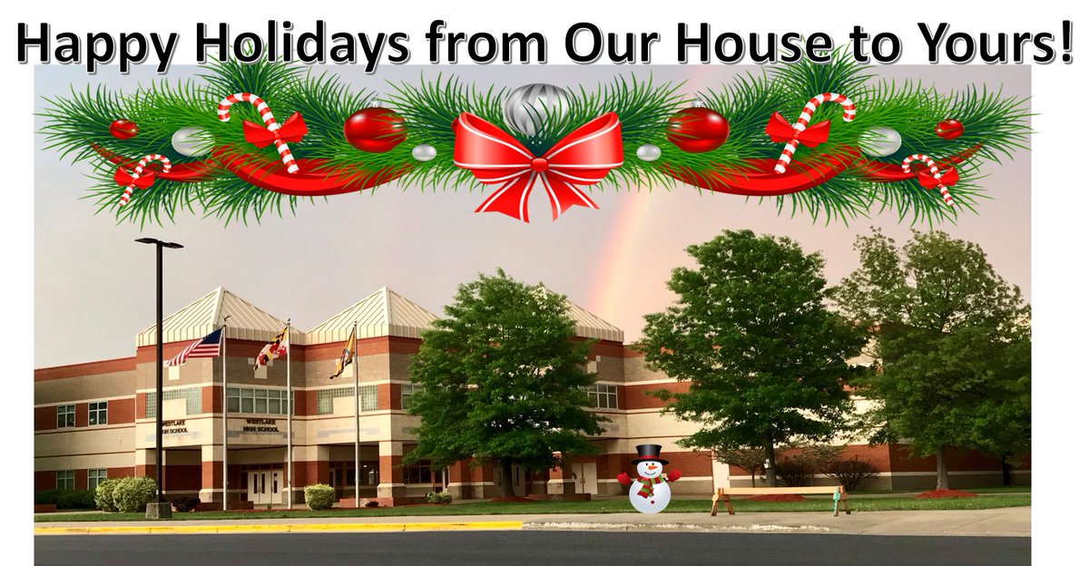 On behalf of the staff and students of Westlake High School, we wish you a safe holiday filled with joy! #WolverineLove