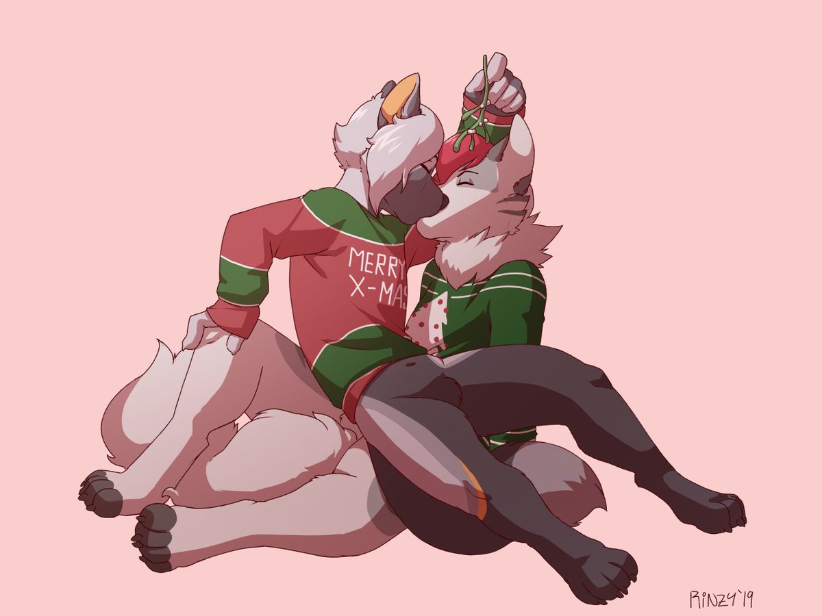 Raincanine's tweet photo. Merry Christmas to me, he's the gift that keeps on giving 🦊💕

 🎨: @RinzyArt https://t.co/aoONmiYpVC