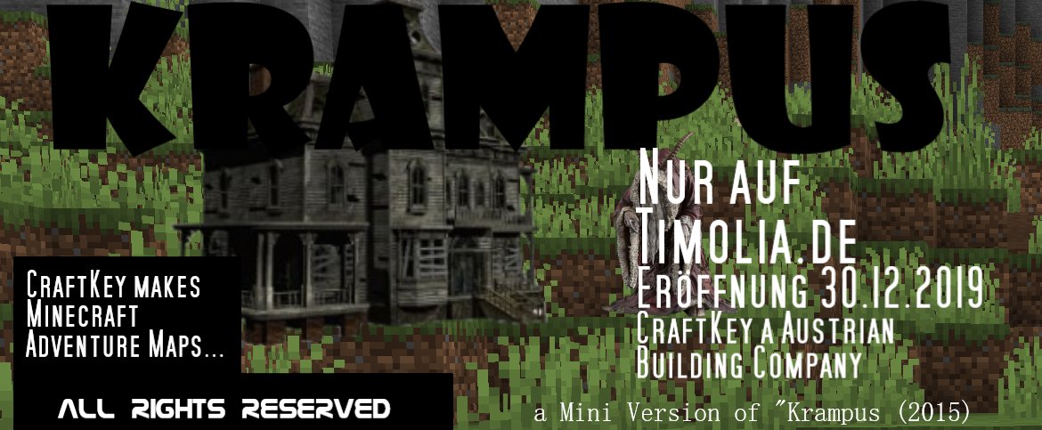 CraftkeyA's tweet photo. Krampus MiniVersion of (2015):

On https://t.co/0a4HEsZmR5 (Minecraft)

POSTER by DarkLight u. DarkKey (Schwester Organisation von CraftKeyA)(Sister Company from CraftKeyA) https://t.co/Qgg7ekNyIk