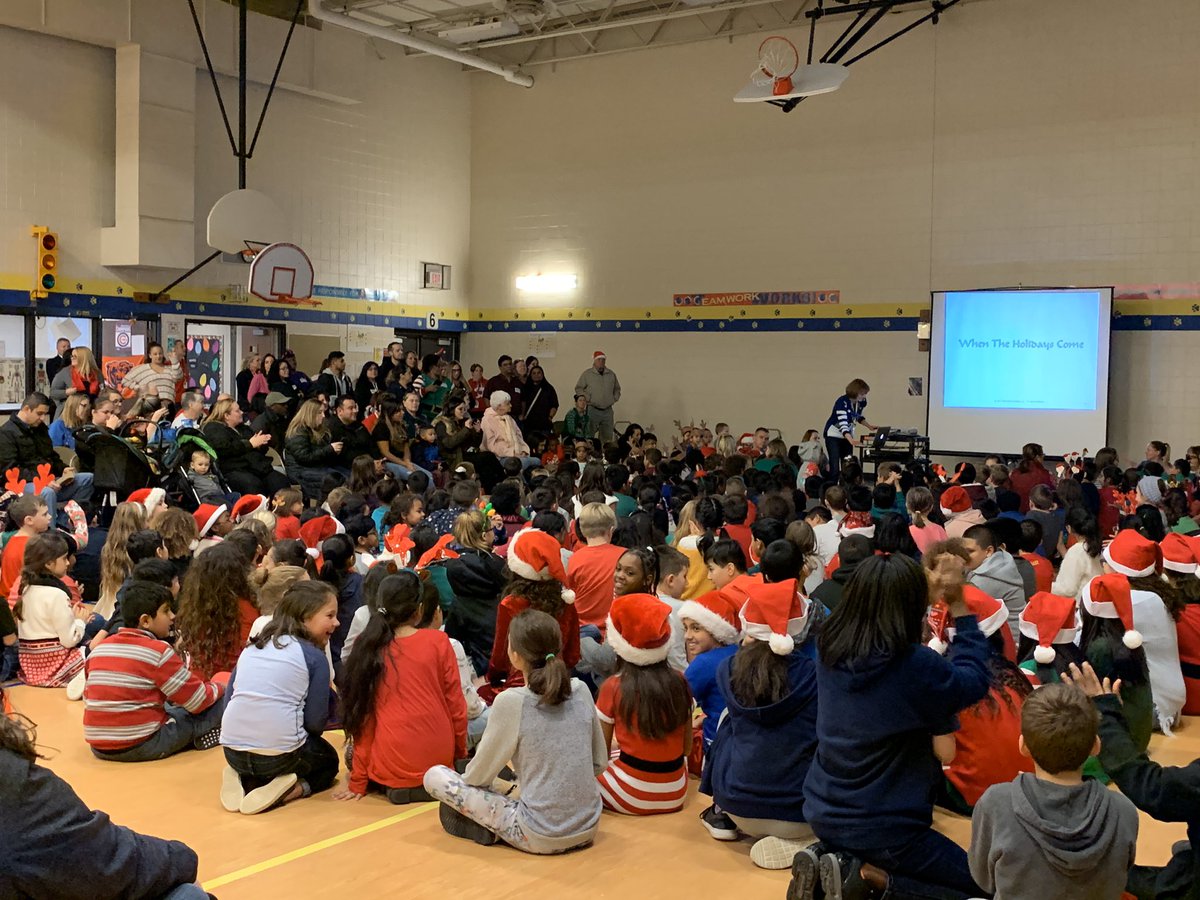 Full house at the annual EJ Holiday Sing A Long! <a href="/CCSD93/">CCSD93</a> <a href="/ECJSchool/">Elsie Johnson School</a>