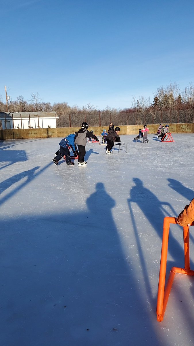 Skating fun for the afternoon! How fortunate we are for the good weather and great ice surface at the rink. Thank you PLCSA and local community members for preparing the ice!!