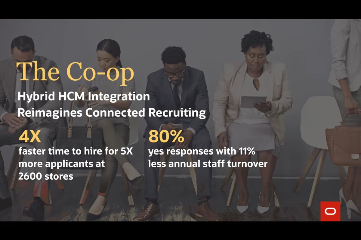 EicherDaryl's tweet photo. On the 7th day of #12DaysOfIntegration,
@coopuk connected #oraclehcmcloud with #Peoplesoft and on-premises applications from multiple vendors for 4X faster hiring using Oracle #Integration. https://t.co/IOMXOy5HtN @amohindr @suliyar @Scottanomous @tierneybruce @soacommunity https://t.co/p4sKjDEj4c