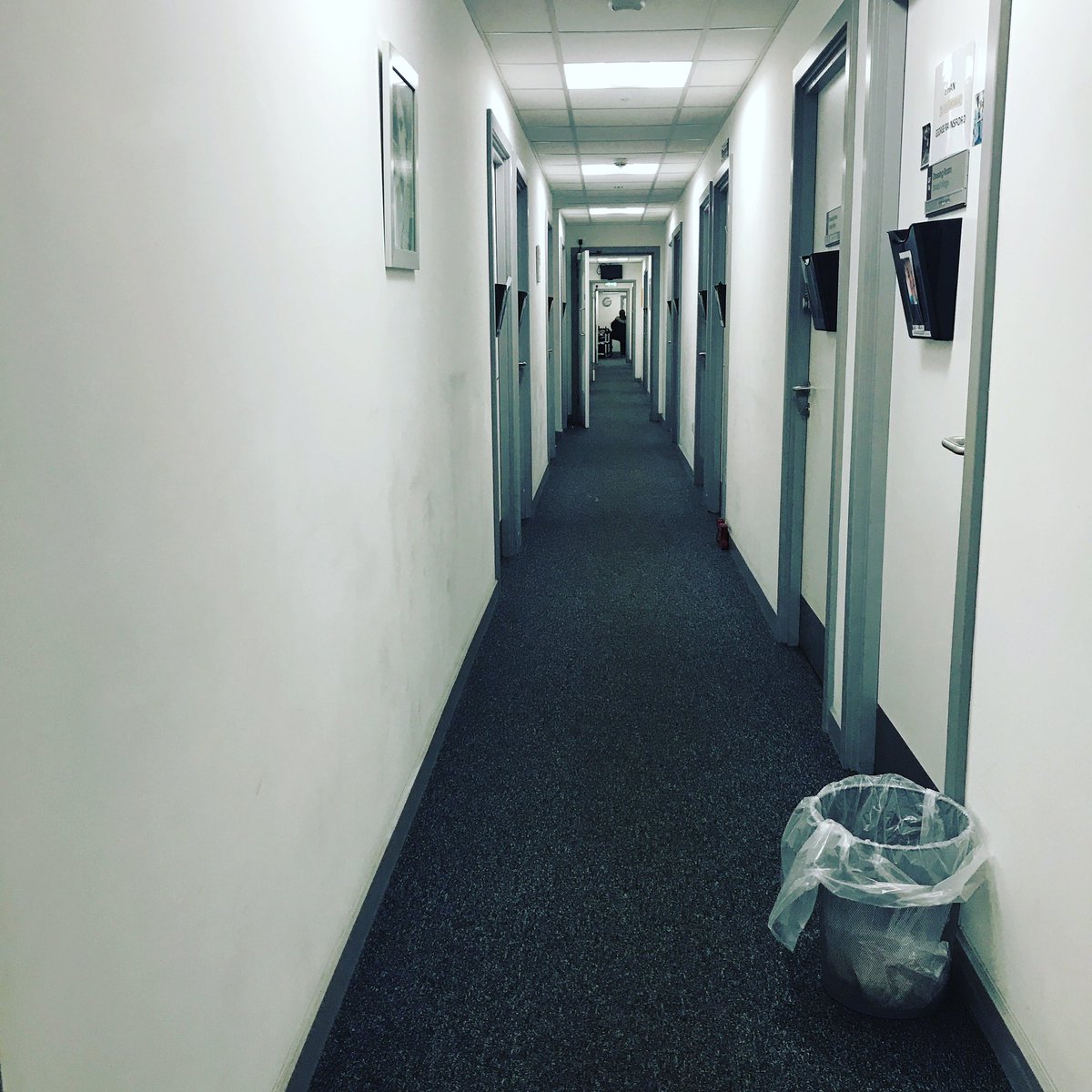Always the last. Last scene. Only me. Last to leave the building. Goodbye <a href="/BBCCasualty/">BBC Casualty</a> 2019