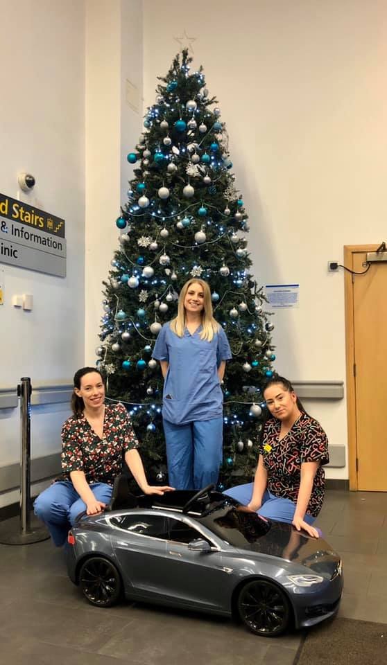 TeslaOwnersUK's tweet photo. Today we dropped off a little present at @GreatNorthCH - it's the 1st of the @RadioFlyer @Tesla Toy Cars from this batch, we have 174 left to deliver, with several more arriving before Christmas. ❤️❤️❤️Now over 170 delivered, thanks to everyone that has helped with this project! https://t.co/1BhTrIq3ss