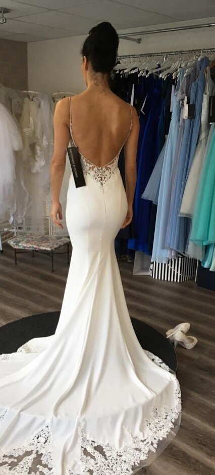 Fantastic figure hugging gown, just arrived at Pritchard and Moore, size 10, price £500!!!