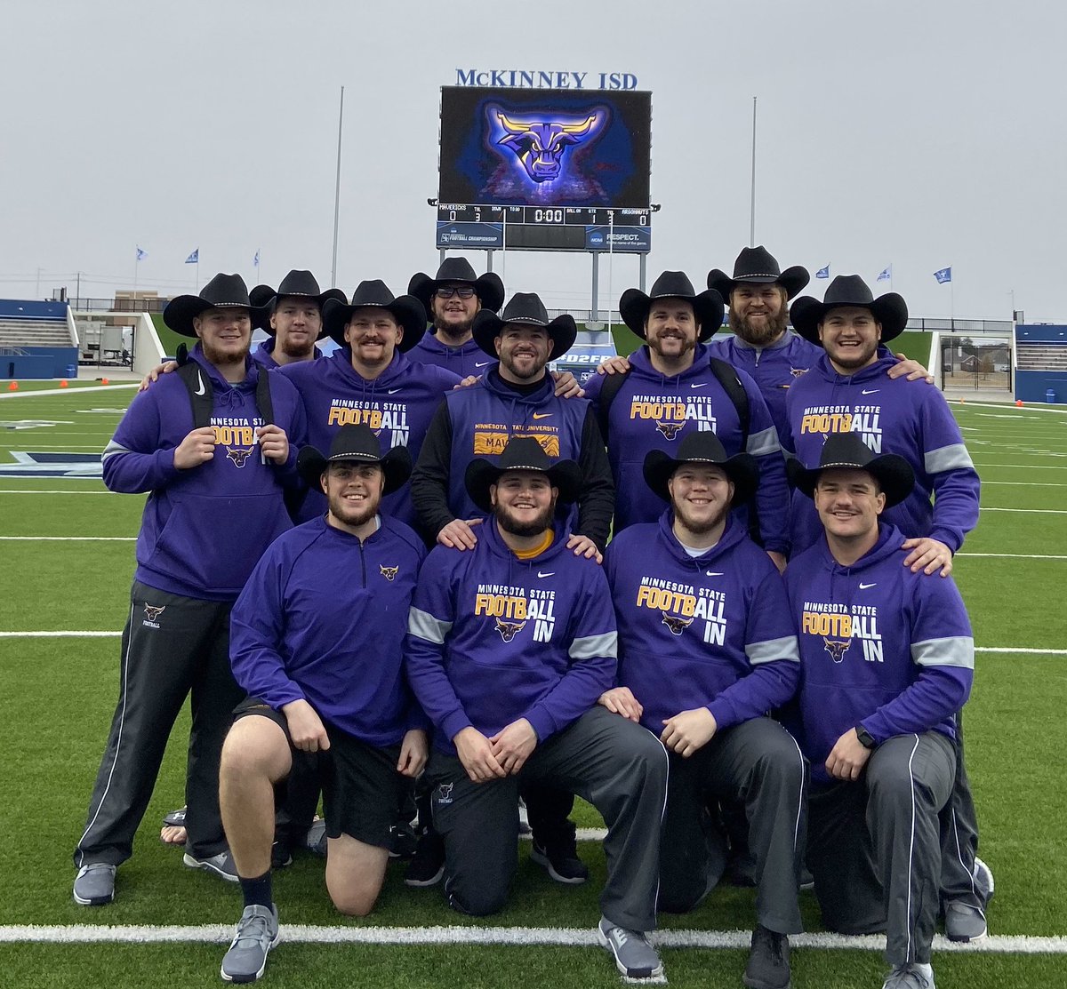 Coach_Prosser's tweet photo. Excited for these #HOGS tomorrow!  Wouldn’t want to do it with anyone else!  #MavFam #RollHerd https://t.co/sUFkbMcs4G