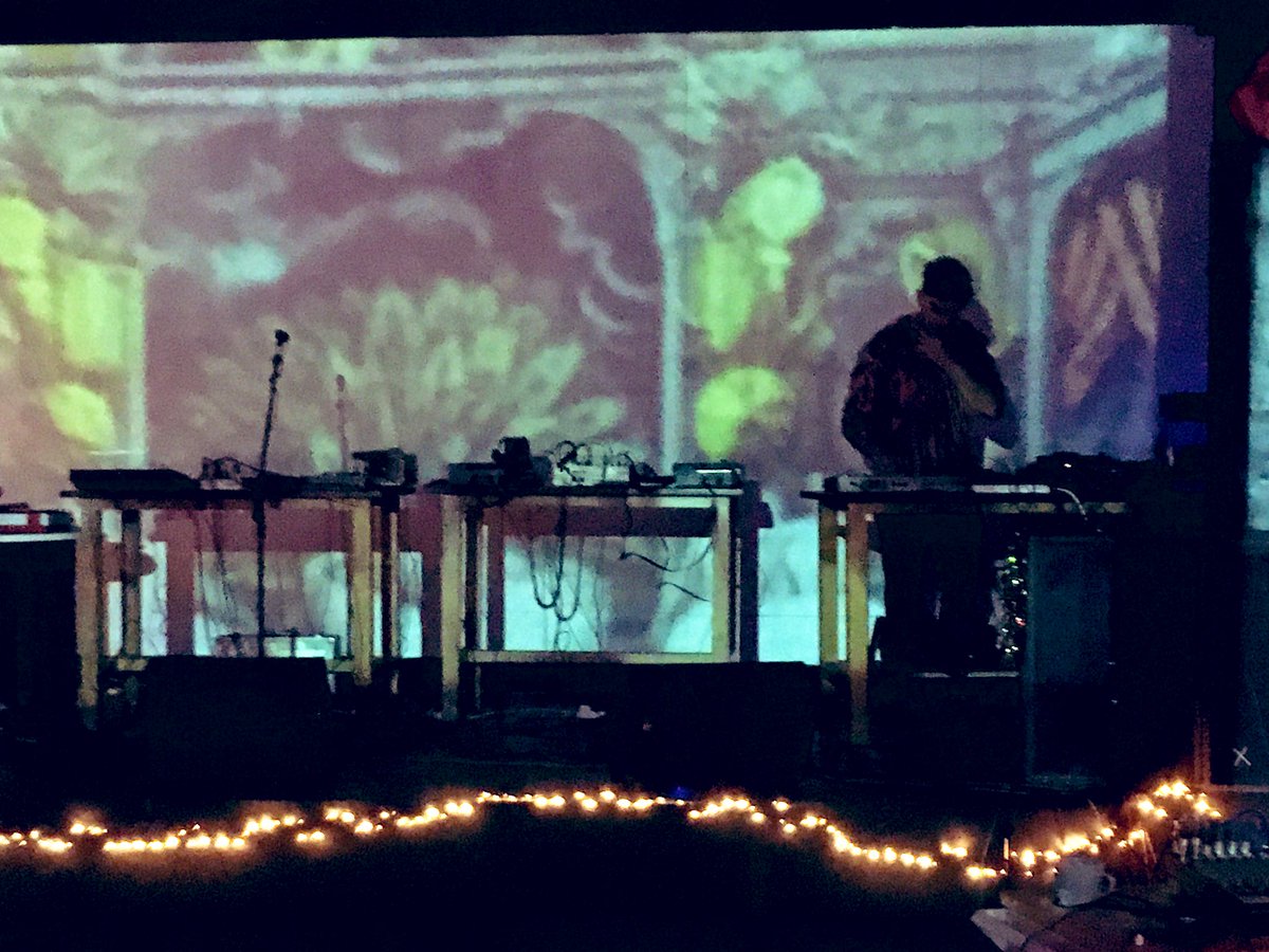 Just getting going with our midwinter’s eve gig/food/film night at <a href="/kirkgate_centre/">Kirkgate Centre</a>. First on is GRST.