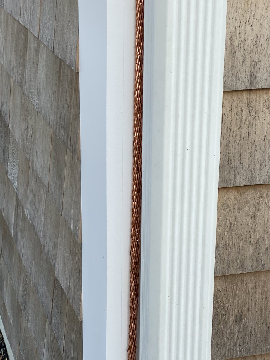 Callwb's tweet photo. Copper Lightning Rod System installation. Call WB Lightning Rods.
https://t.co/rAXuXYCUIF
#Lightningprotection
#Lightningrods
#CallWB https://t.co/IRT5hshXZn