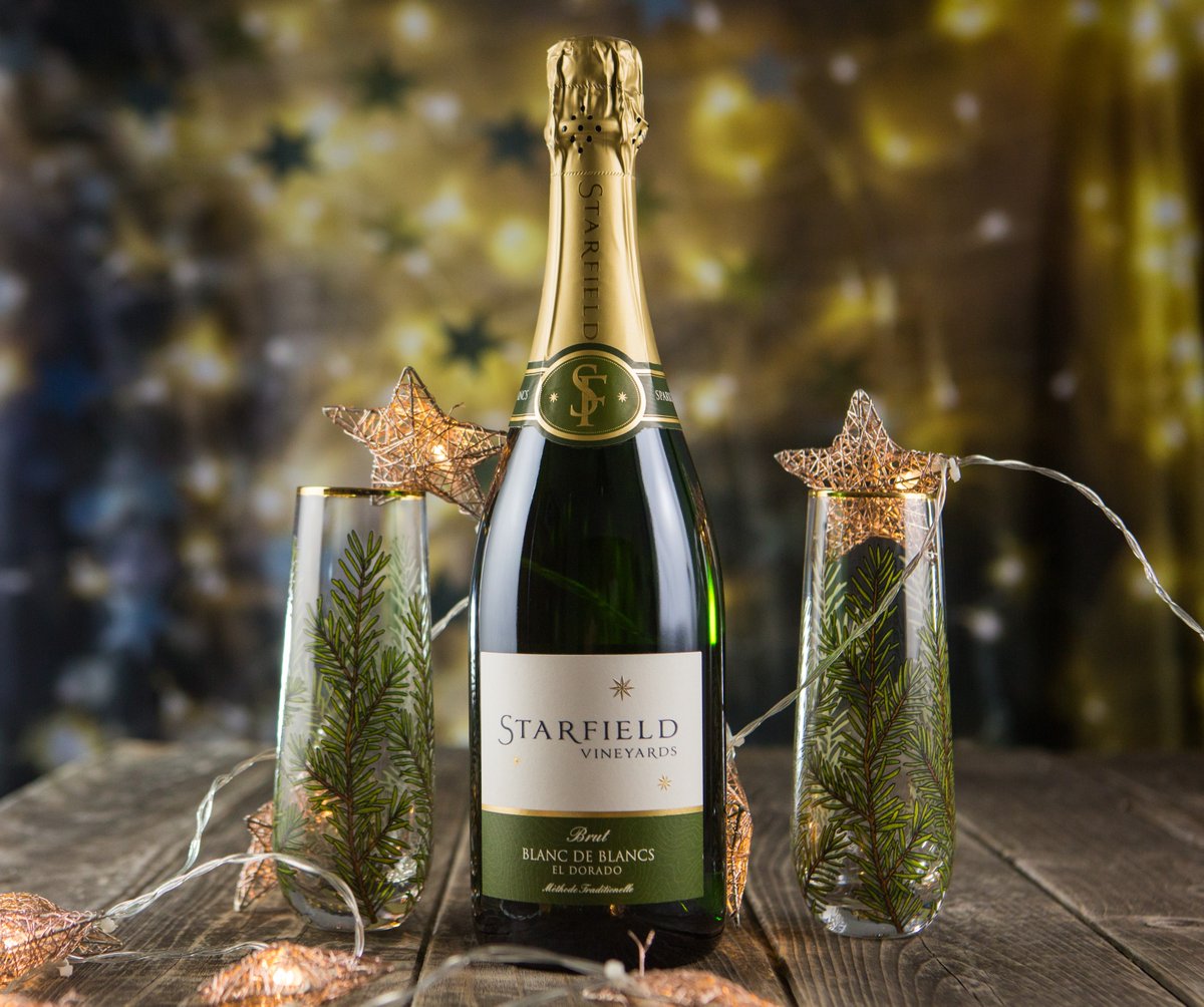 Delight the bubbles lover w/ Blanc de Blanc sparkling wine + custom etched flutes - $43 We are open M-F 11 to 5 and weekends by appointment. #giftgiving #winegifts #holidaygifts #holidaywine #bubbles #sparklingwine #hostessgift #placerville