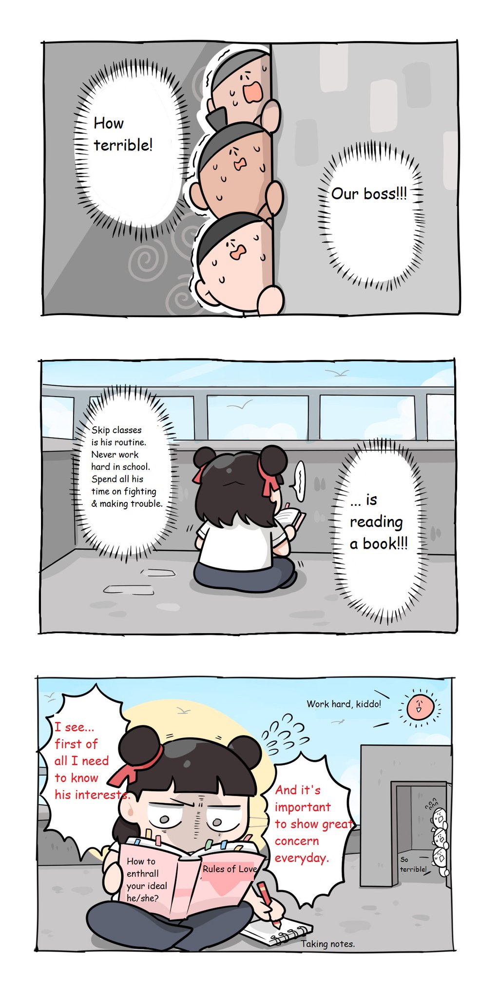 Oubing 藕饼bot Right Moment For Love Announcement School A U Chapter 2 Boss Is Falling In Love Cr 画漫画的阿中https T Co M6mmypqilo Authorized Reproduce 哪吒之魔童降世