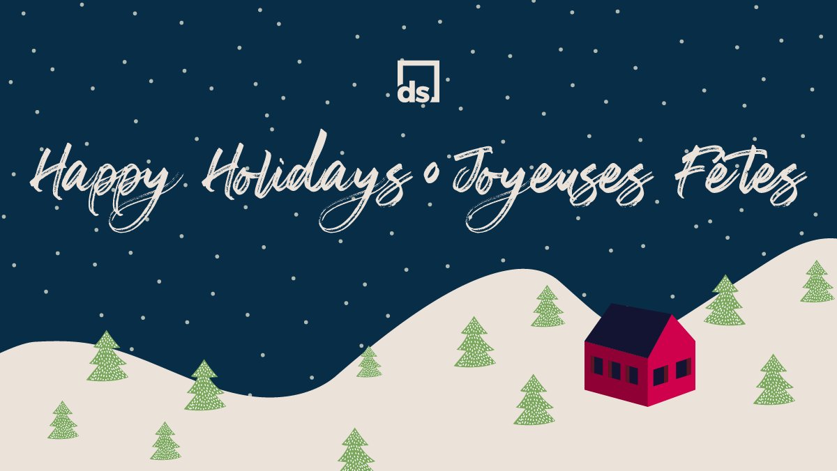 From our team to yours, best wishes for the Holiday season and a prosperous new year.

De notre équipe à la vôtre, de très joyeuses Fêtes et un excellent début d’année.