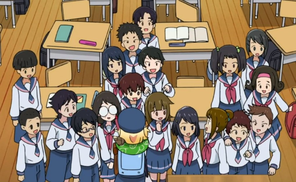 Lussapedersen Twitterissa アニメ ぬるぺた 第12話に登場する小学校は 男子も女子も制服がセーラー服ですよ 男子は半ズボン シリーズを通してこのシーンだけのようです