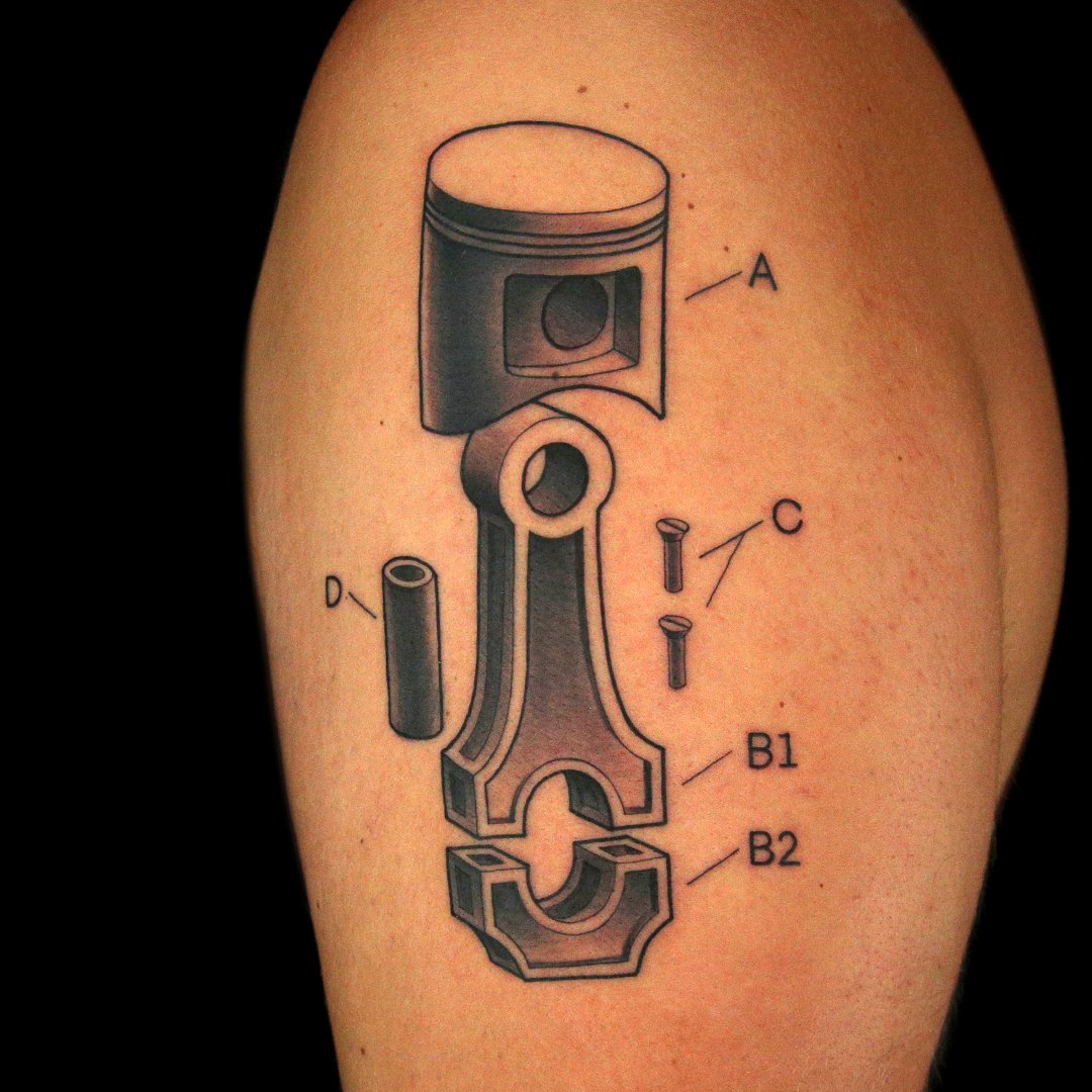 2,673 Piston Tattoo Images, Stock Photos, 3D objects, & Vectors |  Shutterstock